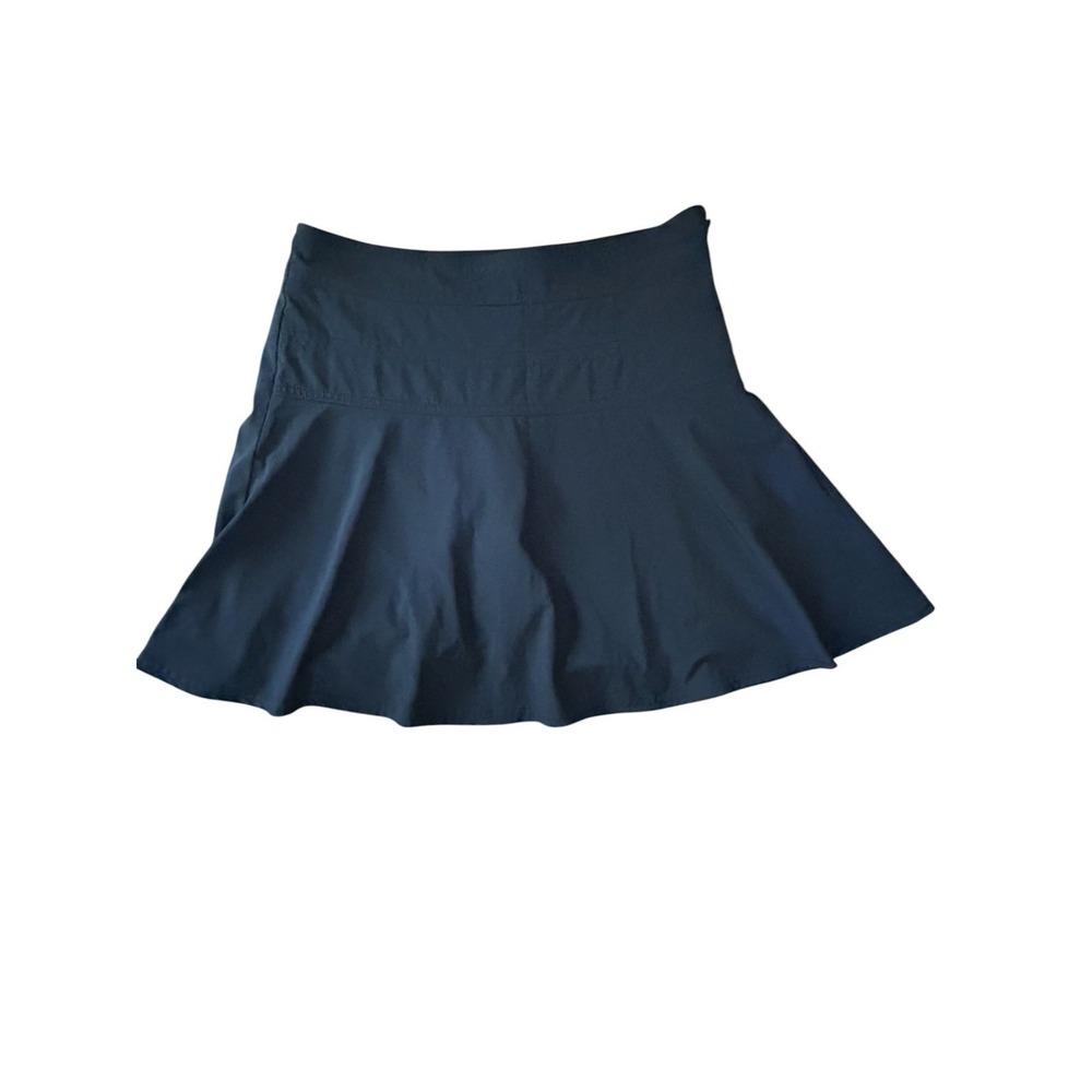Athleta Black Performance Skort Swim Skirt Athletic Golf Tennis Shorts Size 2
